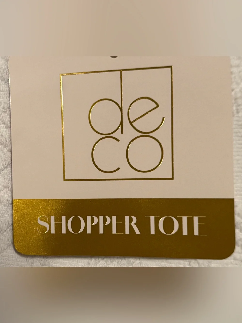 Deco tote bag